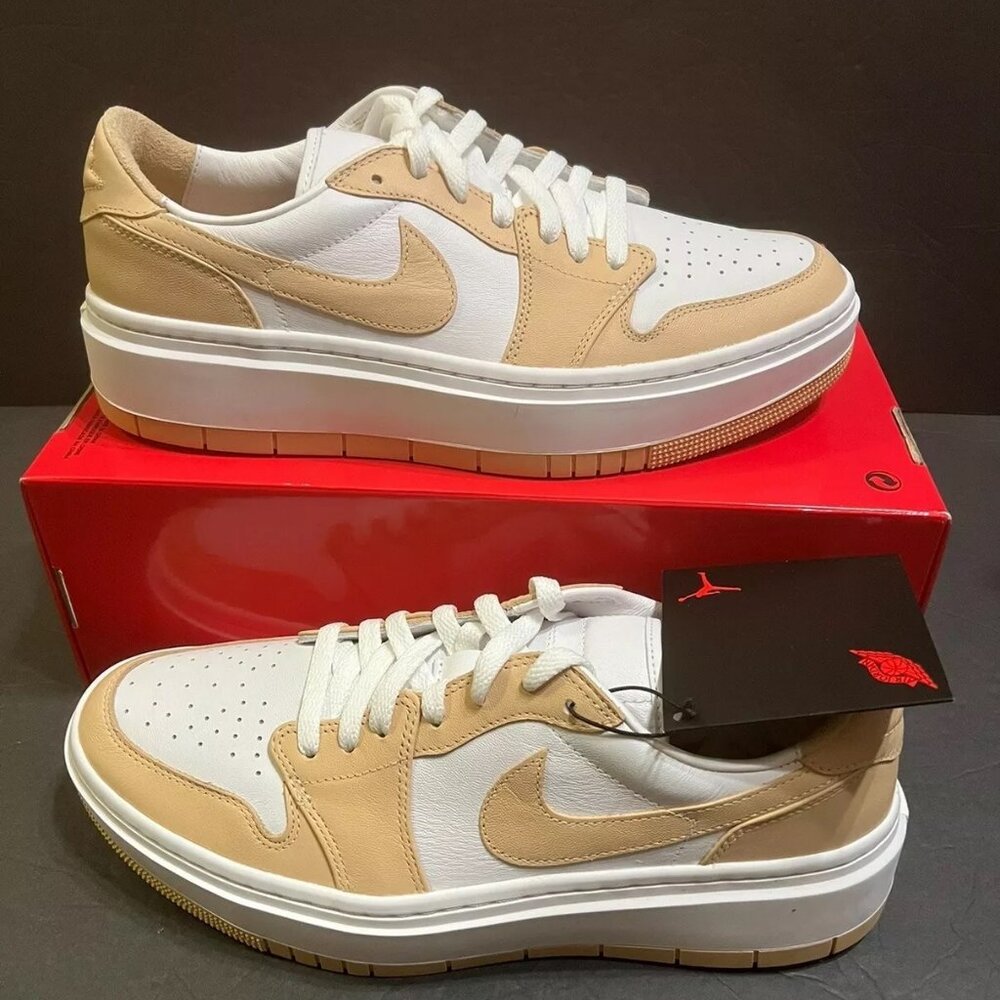 Air Jordan Womens 1 Elevate Low 'White Onyx' - DH7004-102 Size: Womens 8